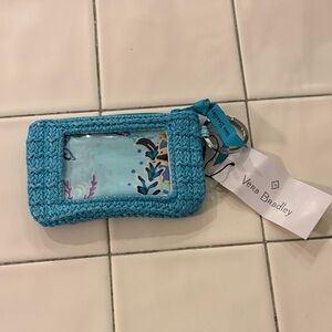 Vera Bradley Turquoise Crochet ID Holder